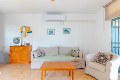 Zona de estar de Flatguest Namibia