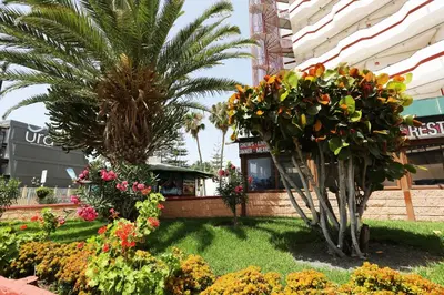 Jardín al aire libre en AGAETE PARQUE: APARTAMENTO VISTA PISCINA
