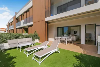 Un balcón o terraza de Agaete 2BR Coastal Retreat
