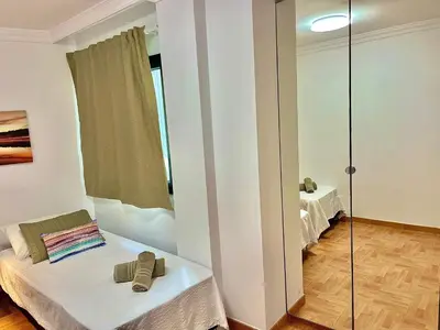 Cama o camas de una habitación en Bañaderos by SunHousesCanarias