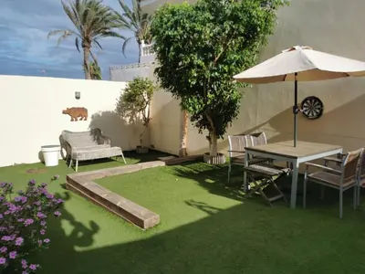 Jardín al aire libre en Casa La Buena Ola