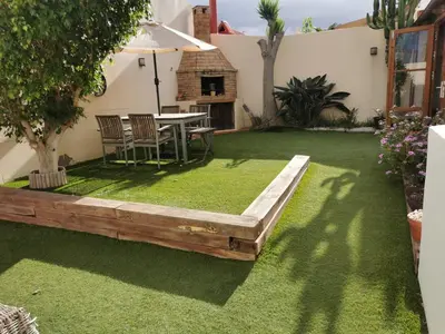 Jardín al aire libre en Casa La Buena Ola
