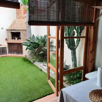 Jardín al aire libre en Casa La Buena Ola