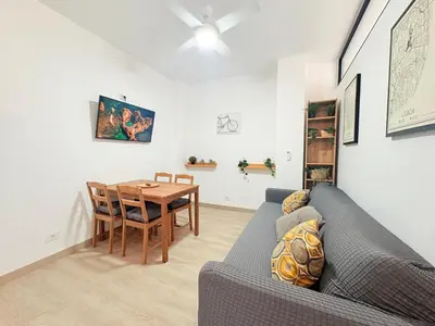 Zona de estar de Castle Garden Beach Flat