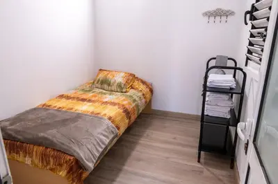 Cama o camas de una habitación en Casa Andrea Doria Arinaga B