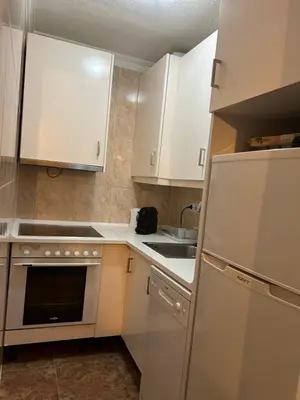 Una cocina o zona de cocina en Beach apartment Patalavaca
