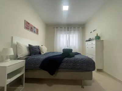 Cama o camas de una habitación en Apartamento Vega Arguineguin