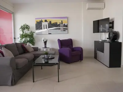 Zona de estar de Apartamento Vega Arguineguin