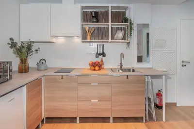 Una cocina o zona de cocina en Sand View Canteras by Canarias Homelidays