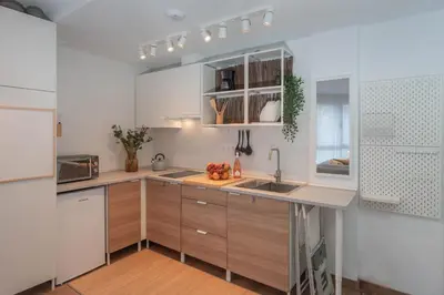 Una cocina o zona de cocina en Sand View Canteras by Canarias Homelidays