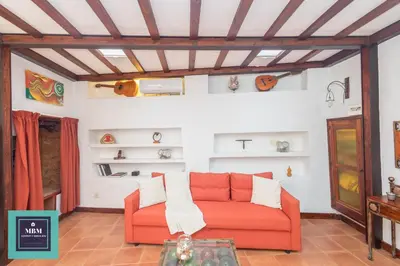Zona de estar de Strelitzia Estudio Agaete