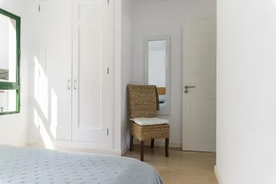 Cama o camas de una habitación en Canaima Vista Mar