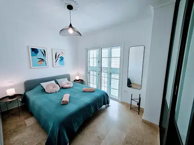 Cama o camas de una habitación en Residence Puerto Rico