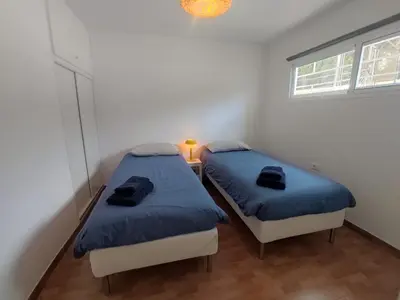 Cama o camas de una habitación en Playa del Ingles - GT near Yumbo