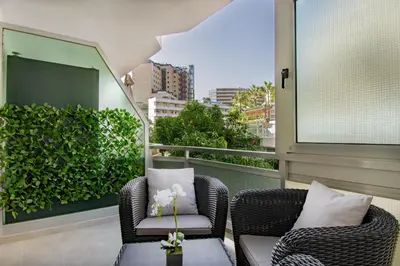 Zona de estar de THE WHITE CORNER BY HOMESTAYGRANCANARIA