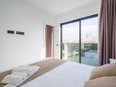 Cama o camas de una habitación en Benartemi Terrace By CanariasGetaway
