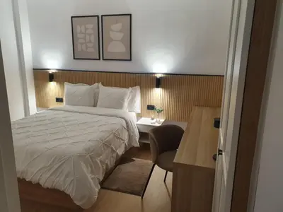 Cama o camas de una habitación en Apto Franchy