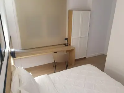 Cama o camas de una habitación en Apto Franchy