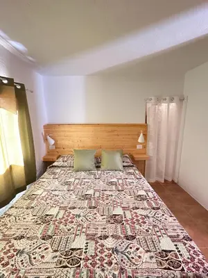 Cama o camas de una habitación en Casas cuevas, Los Cabucos