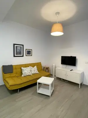 Una televisión o centro de entretenimiento en A Sunlit Haven, Home in Canarias