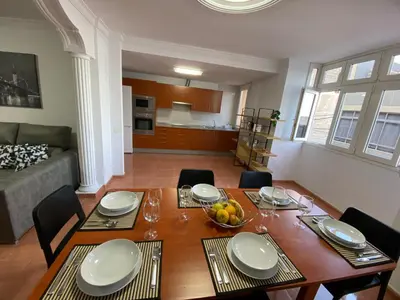 Una cocina o zona de cocina en Apartamento en costa de Telde