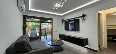 Zona de estar de Paradise Garden San Agustin