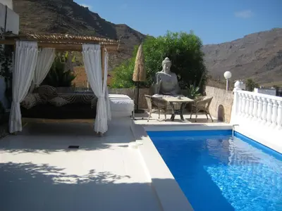 Piscina en o cerca de Casa del Molino , Ferienbungalow mit Privat-Pool exclusiv