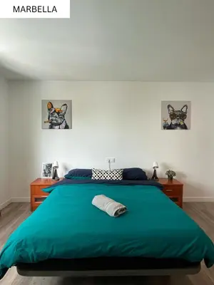 Cama o camas de una habitación en CoLiving El Juan