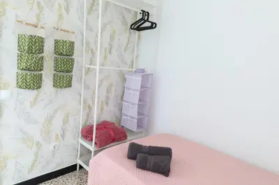 Cama o camas de una habitación en Los Arenales Agaete