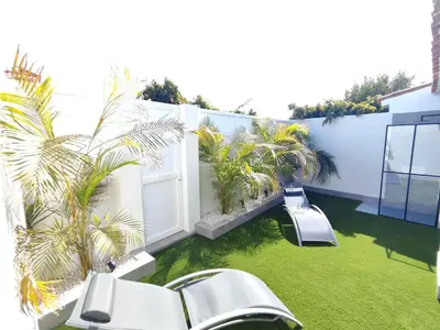 Jardín al aire libre en Bungalow BAHIA VERDE