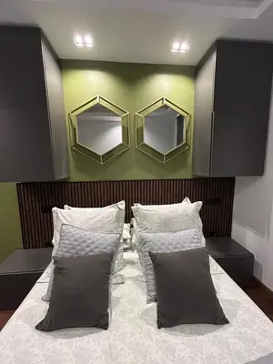 Cama o camas de una habitación en New Apartment Canteras Beach I y II