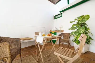 Zona de estar de Villa Carolina - Dos terrazas privadas y acceso a piscina