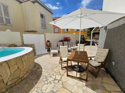Un patio o zona al aire libre en Hidden Paradise