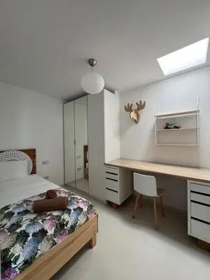 Cama o camas de una habitación en Playa del Hombre Deluxe Luxury Apartments