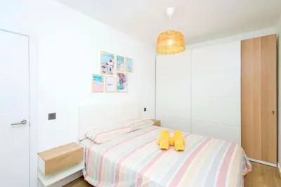 Cama o camas de una habitación en Modern Love Flat