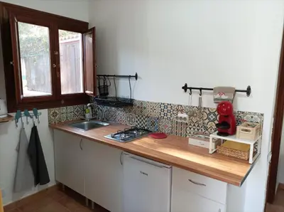 Una cocina o zona de cocina en Las Brujitas, Valsequillo