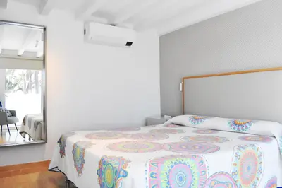 Cama o camas de una habitación en Dunaoasis Maspalomas