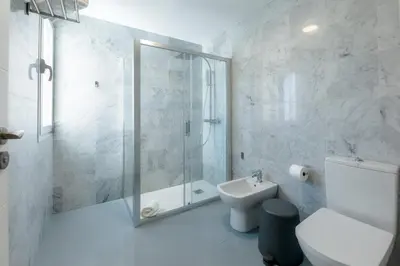 Un baño de Villa Rosa-Soleada Villa Privada con Piscina Climatizada & WIFI en Tauro-Mogán