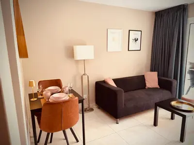 Zona de estar de Valparaíso Apartments Flamingo