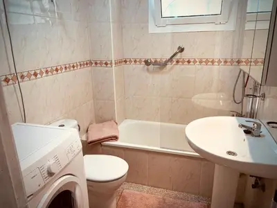 Un baño de Valparaíso Apartments Flamingo