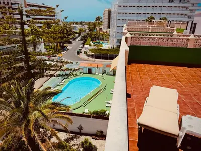 Piscina en o cerca de Valparaíso Apartments Flamingo