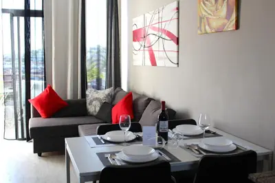 Zona de estar de Front YUMBO 2Bedrooms BAYUCA Apartment