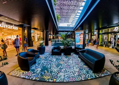 Zona de estar de Casa Adamar Vibbecanarias, Puerto Rico