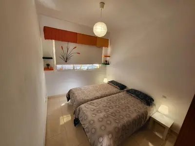 Cama o camas de una habitación en Sol y Mar Mogán