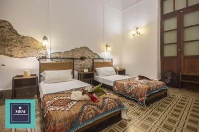 Cama o camas de una habitación en Casablanca VV Agaete