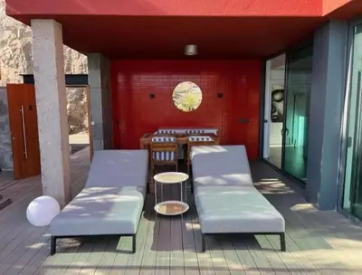 Zona de estar de VILLA Cooper l HEATED Pool l PVT Garden I GOLF I SEA VIEWS