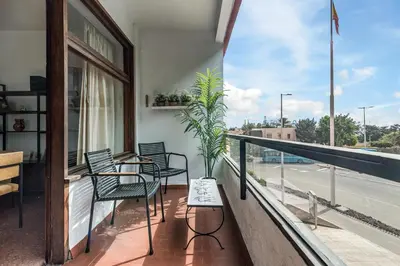 Un balcón o terraza de Home2Book Spacious & Bright Apt in Las Palmas City
