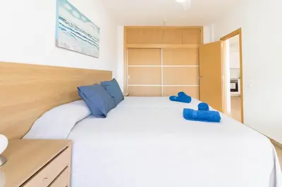 Cama o camas de una habitación en EMIL APARTMENT - Agaete Parque