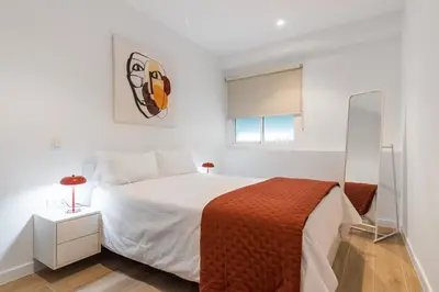 Cama o camas de una habitación en Home2Book Cozy & Chic Apartment near the Beach