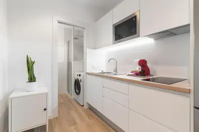Una cocina o zona de cocina en Home2Book Comfy & Chic Apartment near the Beach